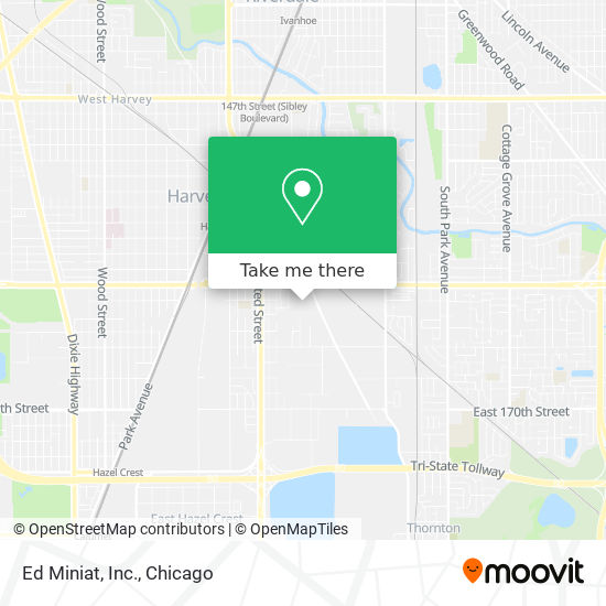 Mapa de Ed Miniat, Inc.