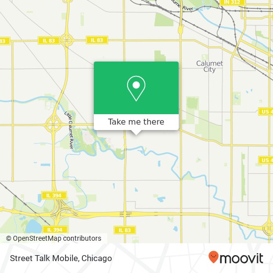Mapa de Street Talk Mobile