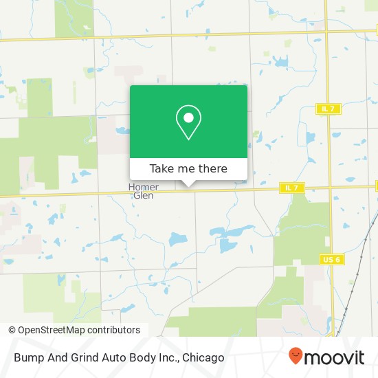 Mapa de Bump And Grind Auto Body Inc.