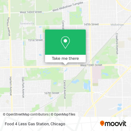 Mapa de Food 4 Less Gas Station