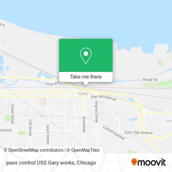 pass control USS Gary works map