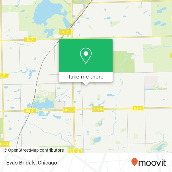 Eva's Bridals map