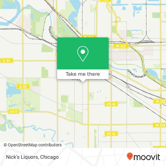 Nick's Liquors map