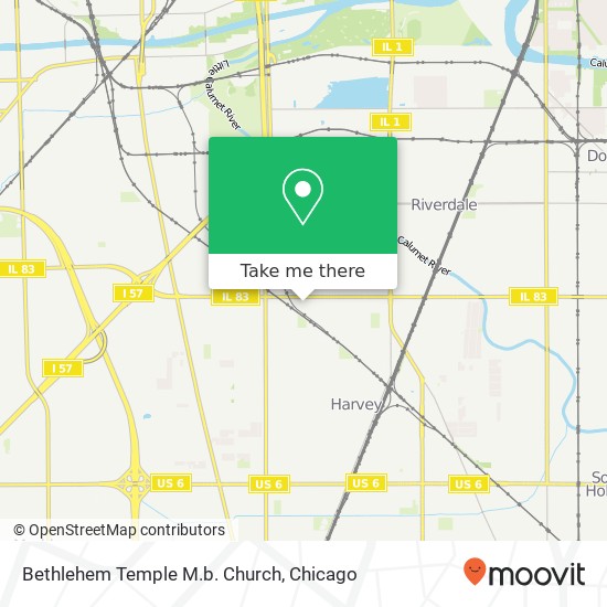 Bethlehem Temple M.b. Church map