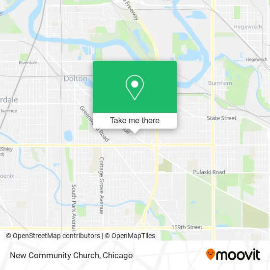 New Community Church map