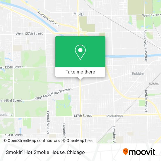 Mapa de Smokin' Hot Smoke House