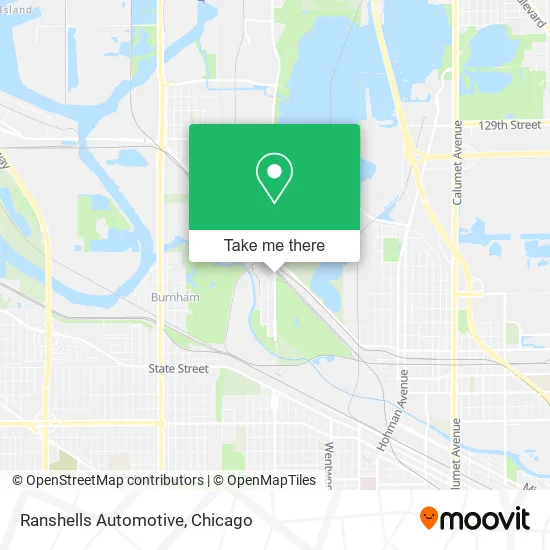 Ranshells Automotive map