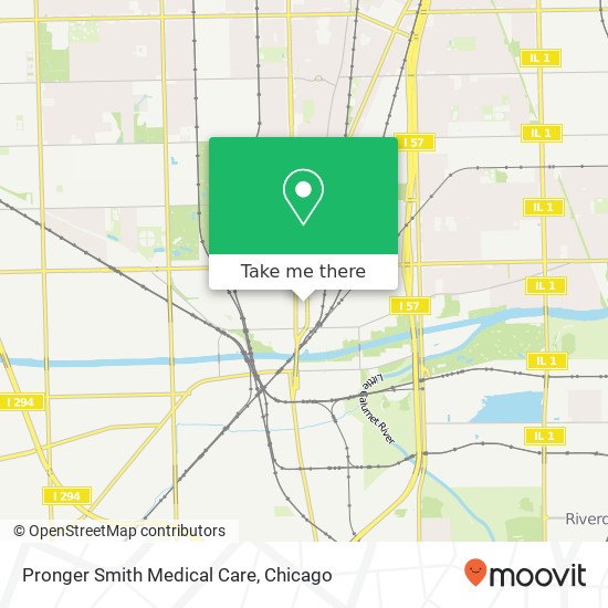Pronger Smith Medical Care map