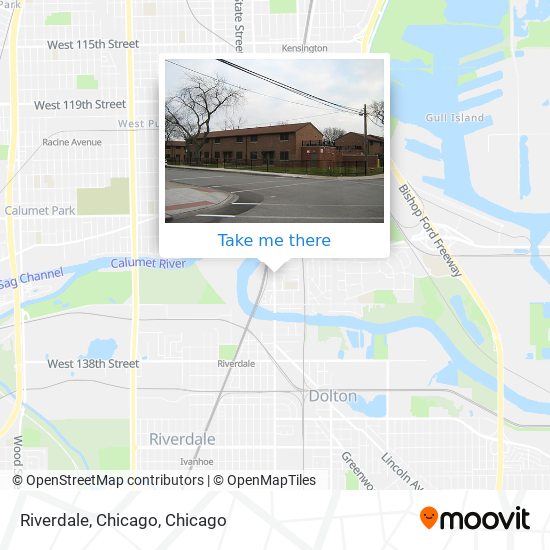 Riverdale, Chicago map