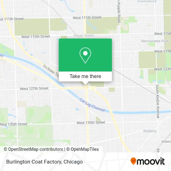 Burlington Coat Factory map