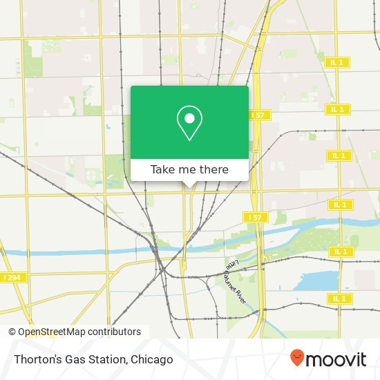 Thorton's Gas Station map