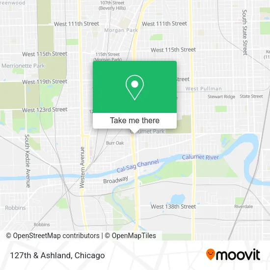 Mapa de 127th & Ashland