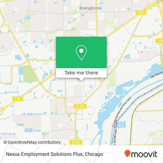 Nexus Employment Solutions Plus map