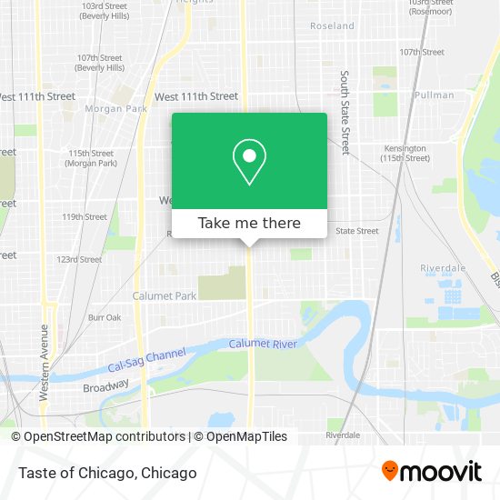 Mapa de Taste of Chicago