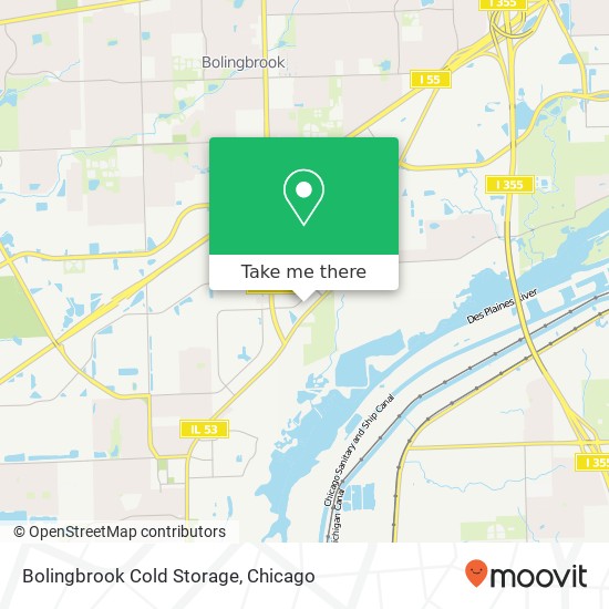 Bolingbrook Cold Storage map