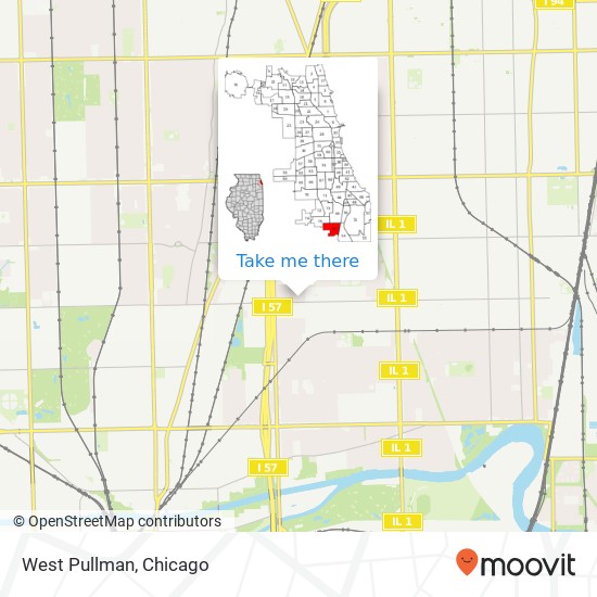 Mapa de West Pullman