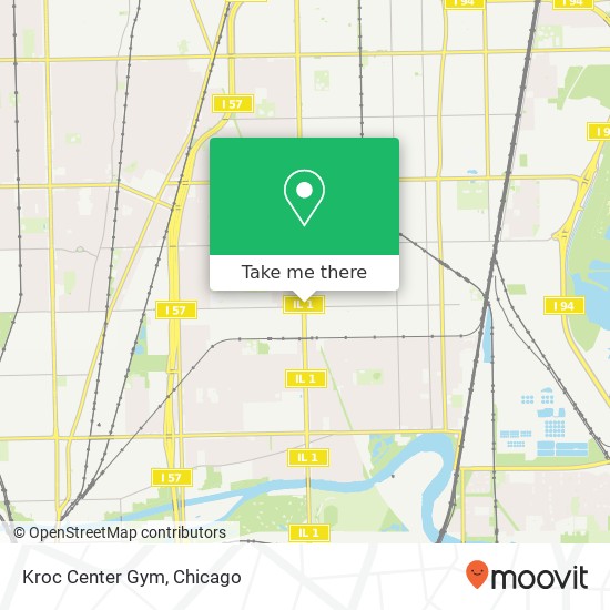 Mapa de Kroc Center Gym
