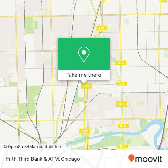 Fifth Third Bank & ATM map