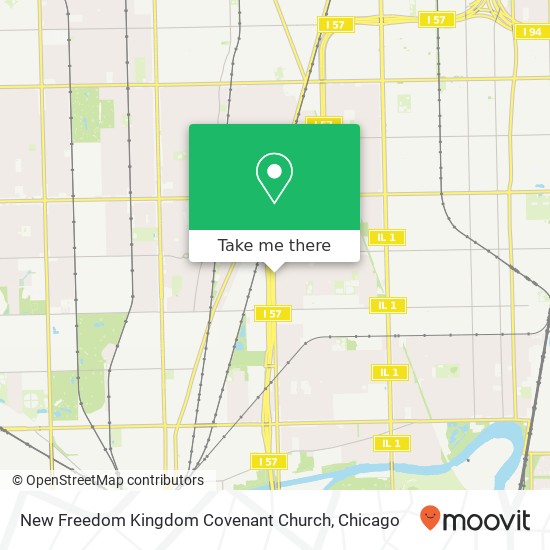 New Freedom Kingdom Covenant Church map