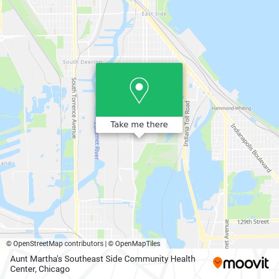 Mapa de Aunt Martha's Southeast Side Community Health Center