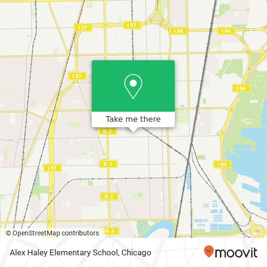 Alex Haley Elementary School map