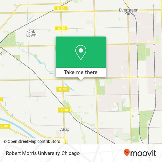 Robert Morris University map