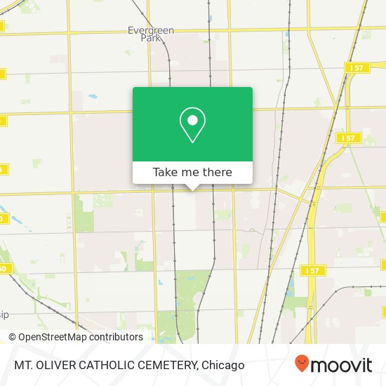 MT. OLIVER CATHOLIC CEMETERY map