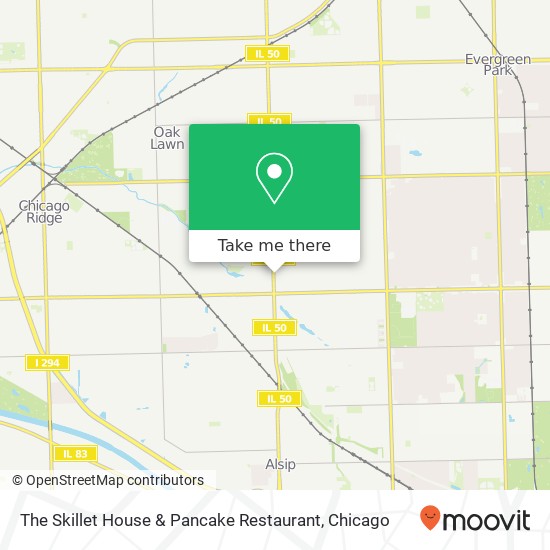 The Skillet House & Pancake Restaurant map