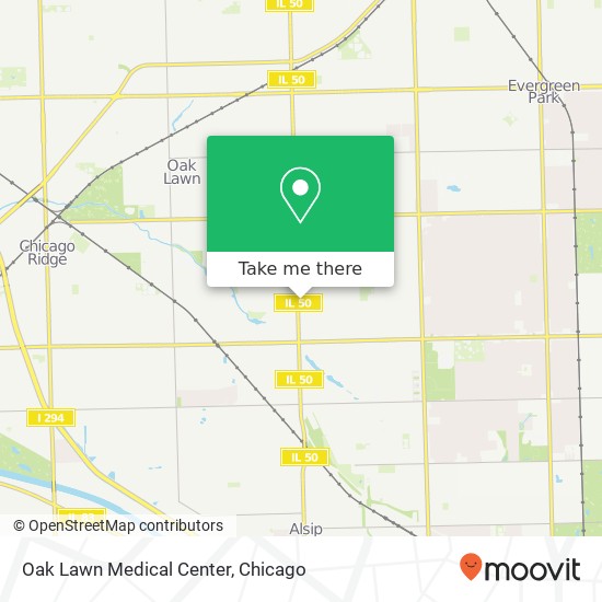 Mapa de Oak Lawn Medical Center