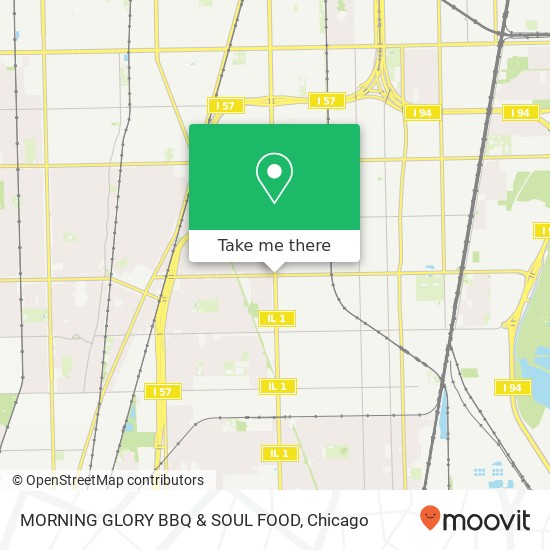 Mapa de MORNING GLORY BBQ & SOUL FOOD