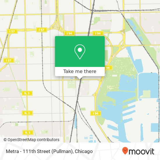 Metra - 111th Street (Pullman) map