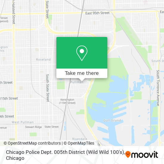 Mapa de Chicago Police Dept. 005th District (Wild Wild 100's)