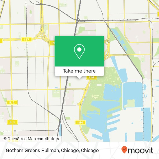 Mapa de Gotham Greens Pullman, Chicago