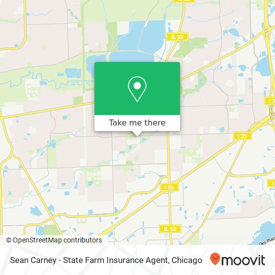 Mapa de Sean Carney - State Farm Insurance Agent