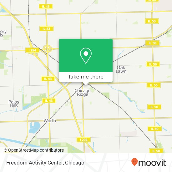 Freedom Activity Center map