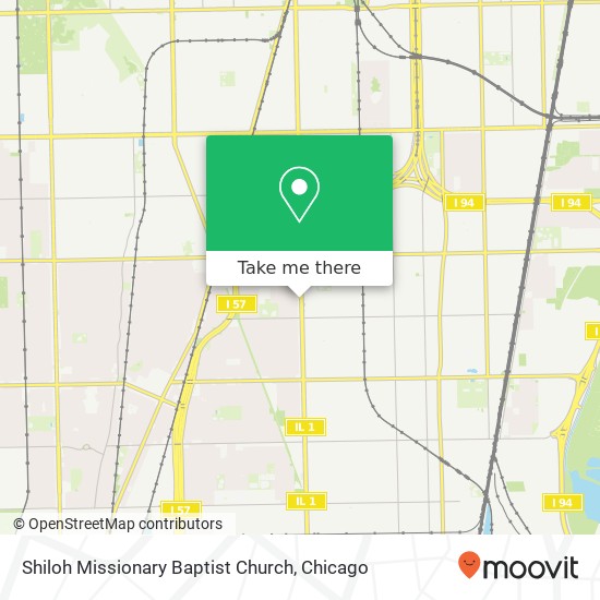 Mapa de Shiloh Missionary Baptist Church