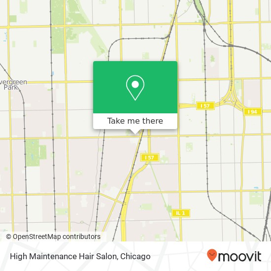 High Maintenance Hair Salon map