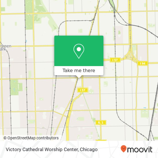 Victory Cathedral Worship Center map