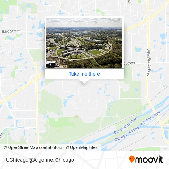 UChicago@Argonne map