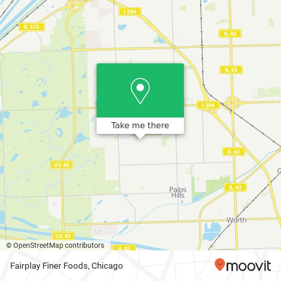Fairplay Finer Foods map