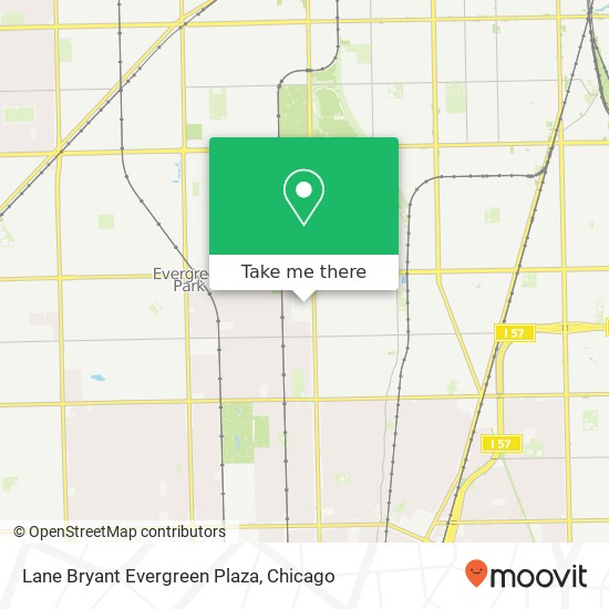 Mapa de Lane Bryant Evergreen Plaza