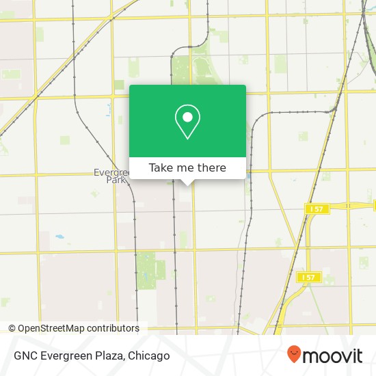 GNC Evergreen Plaza map