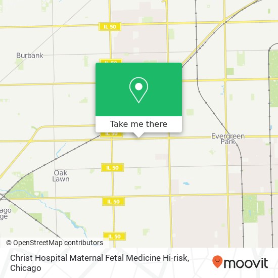 Mapa de Christ Hospital Maternal Fetal Medicine Hi-risk