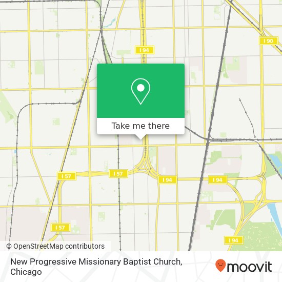 Mapa de New Progressive Missionary Baptist Church