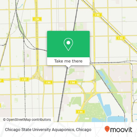 Mapa de Chicago State University Aquaponics