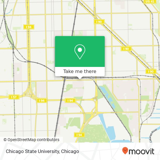 Chicago State University map
