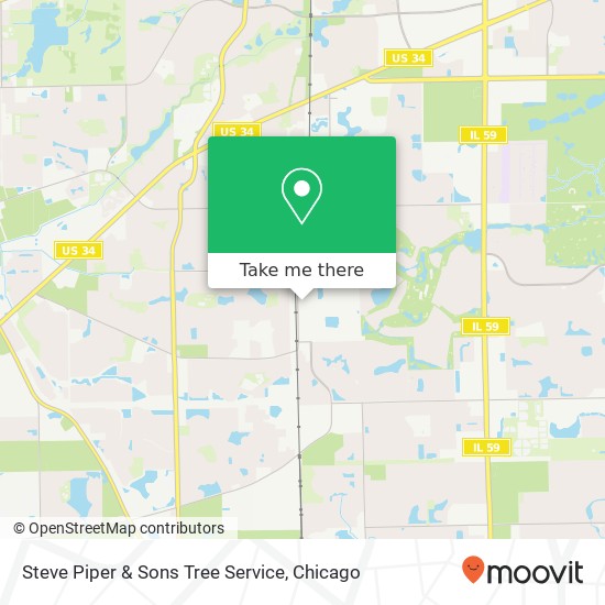 Steve Piper & Sons Tree Service map