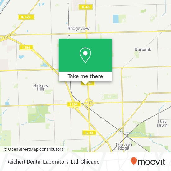 Reichert Dental Laboratory, Ltd map