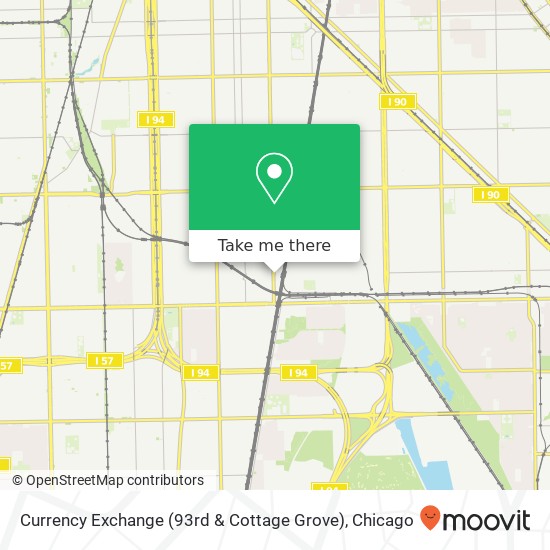 Currency Exchange (93rd & Cottage Grove) map
