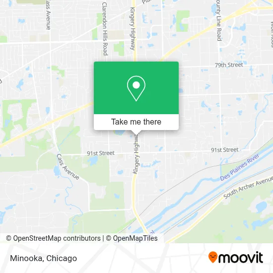 Minooka map